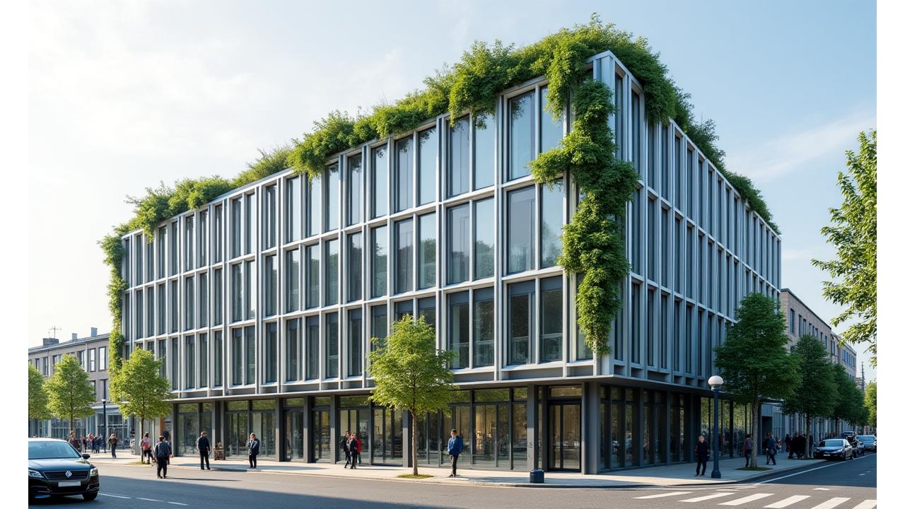 Moderne kontorbygning i København